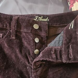 Lucky Brand Corduroy Pants in Dark Purple